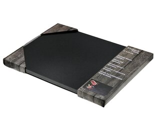 Marmorist serveerimistaldrik/kandik, must LUPEK 30x40x1,5 cm hind ja info | Lauanõud ja nõude komplektid | hansapost.ee