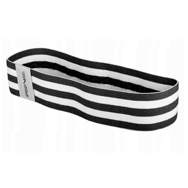 Treeningkumm SportVida Fitness & Crossfit Hip Band, 40x7,6 cm, must цена и информация | Treeningkummid | hansapost.ee