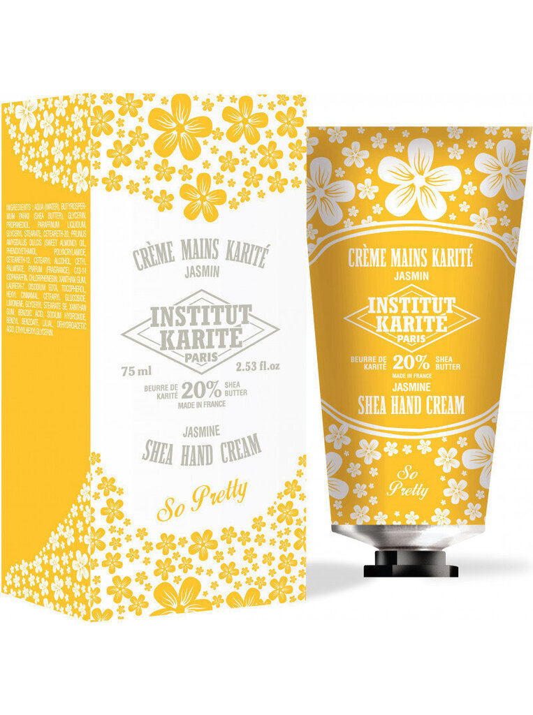 Kätekreem Institute Karite Paris Jasmin Shea So Pretty 75 ml цена и информация | Kehakreemid, kehaõlid ja losjoonid | hansapost.ee