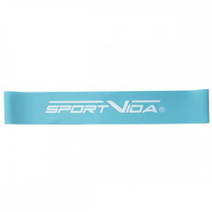 Резина сопротивления для фитнеса и GYM SportVida, 600х50х0.6 мм, (0-5 кг) Light Blue цена и информация | Фитнес-резинки, гимнастические кольца | hansapost.ee