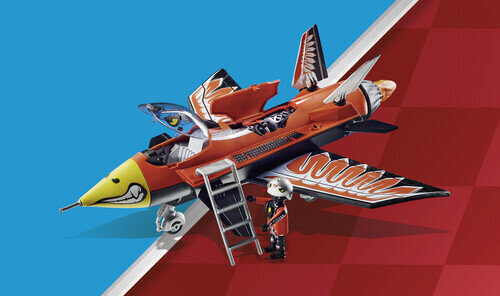 70832 PLAYMOBIL® Air Stunt Show, Reaktiivlennuk, 298 osa hind ja info | Klotsid ja konstruktorid | hansapost.ee