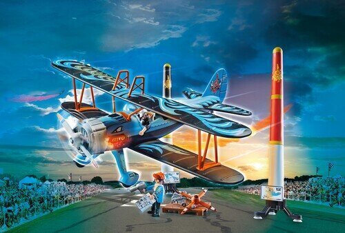 70831 PLAYMOBIL® Air Stunt Show,Phoenix biplaan, 298 osa цена и информация | Klotsid ja konstruktorid | hansapost.ee