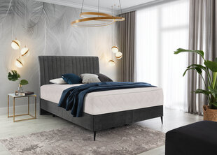 Voodi NORE Blanca, 140x200 cm, tumehall hind ja info | Voodid | hansapost.ee