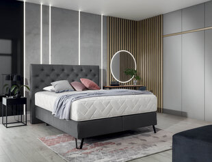 Кровать NORE Cortina, 180x200 см, темно-серый цвет цена и информация | Кровати | hansapost.ee
