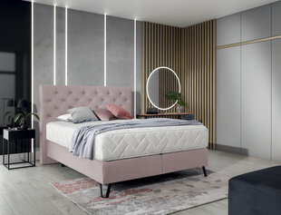Кровать NORE Cortina, 160x200 см, светло-розовый цвет цена и информация | Кровати | hansapost.ee