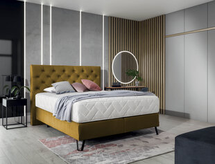 Кровать NORE Cortina, 160x200 см, желтая цена и информация | Кровати | hansapost.ee