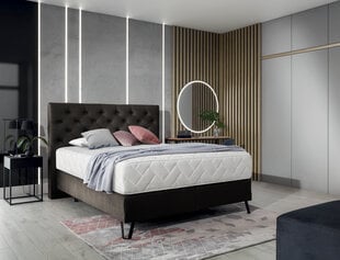 Кровать NORE Cortina, 160x200 см, темно-коричневый цвет цена и информация | Кровати | hansapost.ee