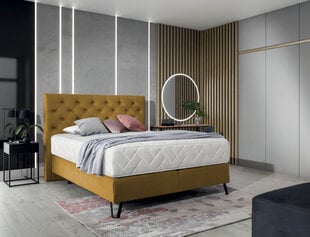 Кровать NORE Cortina, 140x200 см, желтый цвет цена и информация | Кровати | hansapost.ee