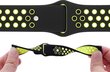 Alogy Watch Band Black Green hind ja info | Nutikellade aksessuaarid ja tarvikud | hansapost.ee