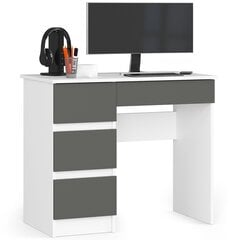 Письменный стол NORE A7, левый вариант, серый цвет цена и информация | Компьютерные, письменные столы | hansapost.ee