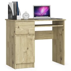 Письменный стол NORE Piksel 90, коричневый цена и информация | Компьютерные, письменные столы | hansapost.ee