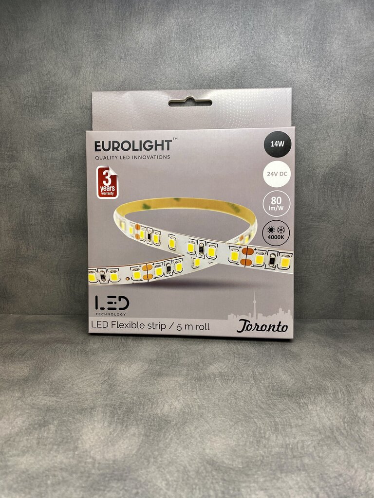 LED riba Eurolight Toronto 5m 96LED/m IP20 4000K цена и информация | Valgusribad ja LED ribad | hansapost.ee