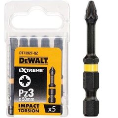 Otsikute komplekt Dewalt Torsion Pz3 50mm DT7392T, 5 tk hind ja info | Käsitööriistad | hansapost.ee