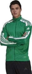 Meeste kampsun Adidas Squadra 21 GP6462, roheline hind ja info | Jalgpalli varustus ja riided | hansapost.ee