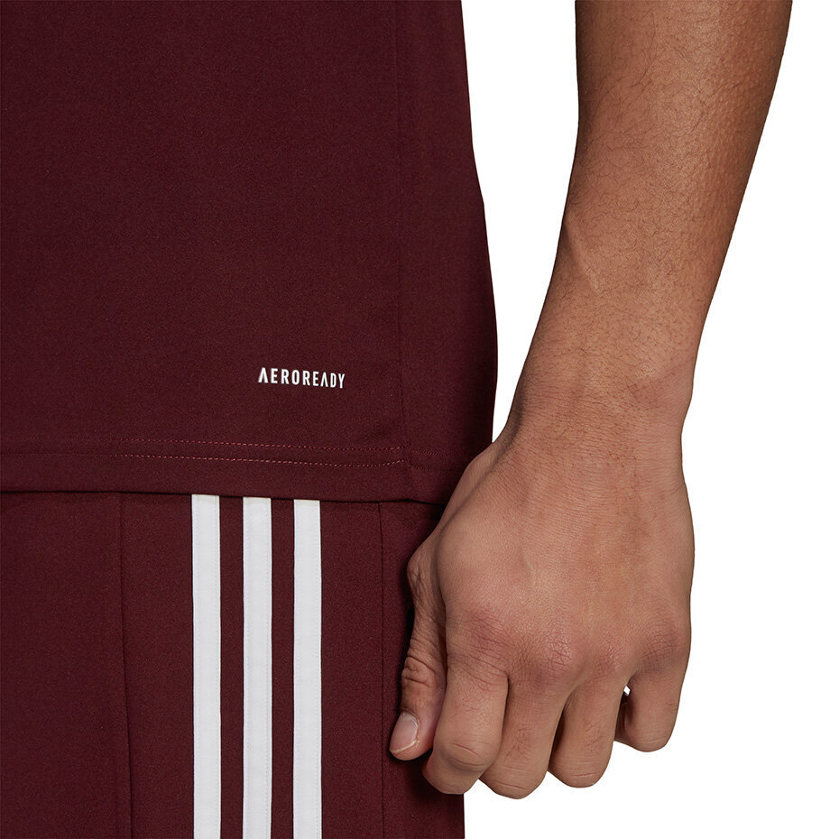 Meeste lühikeste varrukatega pluus Adidas Squadra 21 Jersey GN8091, burgundia värv hind ja info | Jalgpalli varustus ja riided | hansapost.ee