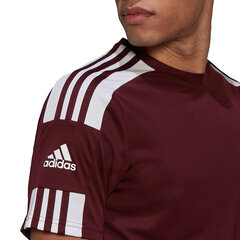 Мужская блузка с короткими рукавами Adidas Squadra 21 Джерси GN8091, бордовый цвет цена и информация | Футбольная форма и другие товары | hansapost.ee