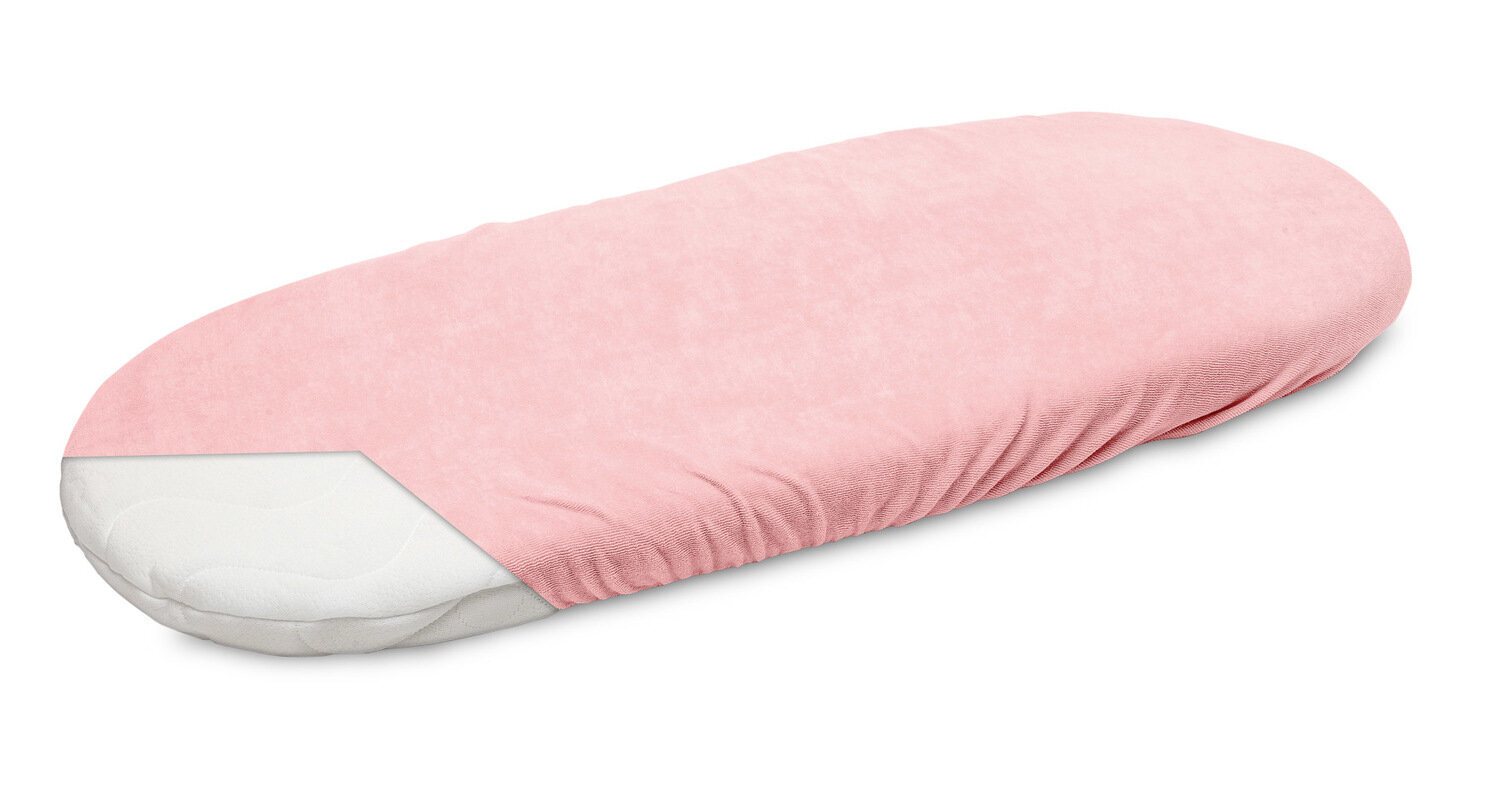 Laste voodilina Sensillo Terry 75x35, roosa hind ja info | Laste voodipesu | hansapost.ee