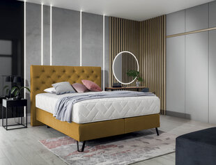Кровать NORE Cortina, 160x200 см, желтая цена и информация | Кровати | hansapost.ee
