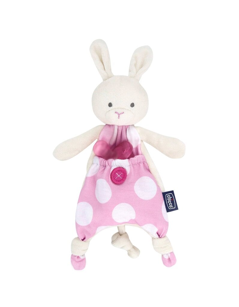 Lutihoidja-mänguasi Chicco Pocket Friend, roosa jänku, 0+ elukuud цена и информация |  Lutid | hansapost.ee