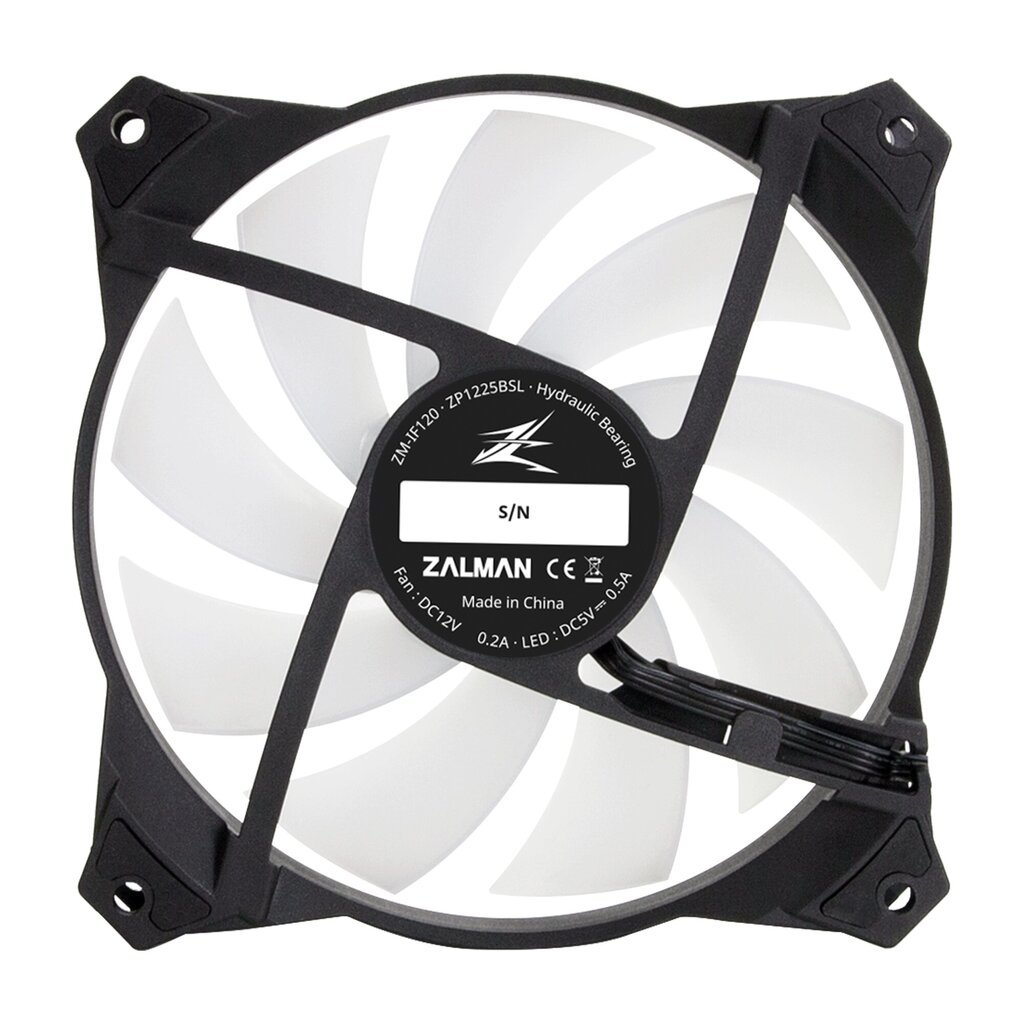 Zalman ZM-IF120 цена и информация | Arvuti ventilaatorid | hansapost.ee