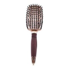 Термальная щетка для волос Olivia Garden Nano Thermic Flex Collection 100% Boar Hairbrush NT-FLEXBR цена и информация | Расчески, щетки для волос, ножницы | hansapost.ee
