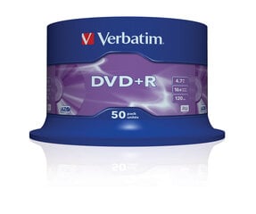 DVD+R Verbatim 43550 hind ja info | Vinüülplaadid, CD, DVD | hansapost.ee