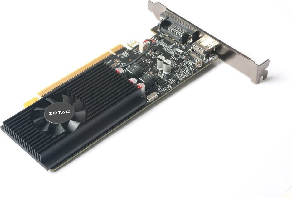 Zotac GeForce GT 1030 LP 2GB GDDR5 (64 bit), DVI-D, HDMI, BOX (ZT-P10300A-10L) цена и информация | Videokaardid | hansapost.ee