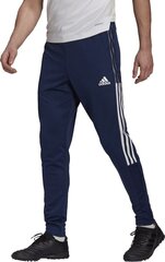 Meeste spordipüksid Adidas Tiro 21 GE5425, tumesinine hind ja info | Jalgpalli varustus ja riided | hansapost.ee