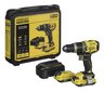 STANLEY SFMCD721D2K Cordless Drill 18V hind ja info | Akutrellid, puurid ja kruvikeerajad | hansapost.ee