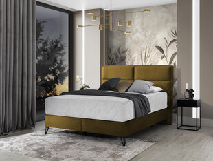 Кровать NORE Safiro, 180x200 см, желтый цвет цена и информация | Кровати | hansapost.ee
