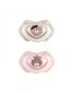 Sümmeetriline silikoonist lutt Canpol Babies Bonjour Paris, 6-18 kuud, 2 tk, 22/648, roosa hind ja info |  Lutid | hansapost.ee