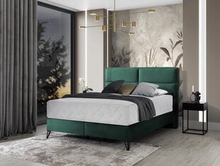 Кровать NORE Safiro, 160x200 см, темно-зеленый цвет цена и информация | Кровати | hansapost.ee