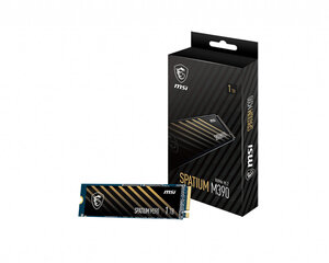 MSI M390 M.2 1000 GB PCI Express 3D NAND NVMe hind ja info | Sisemised kõvakettad | hansapost.ee