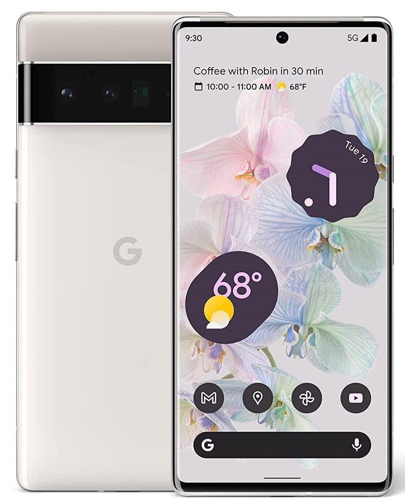 Mobiiltelefon Google Pixel 6 Pro 5G 12/128GB Cloudy White hind ja info | Telefonid | hansapost.ee