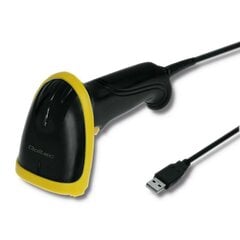 Qoltec 50860 Wired Laser Barcode Scanner 1D | USB цена и информация | Смарттехника и аксессуары | hansapost.ee