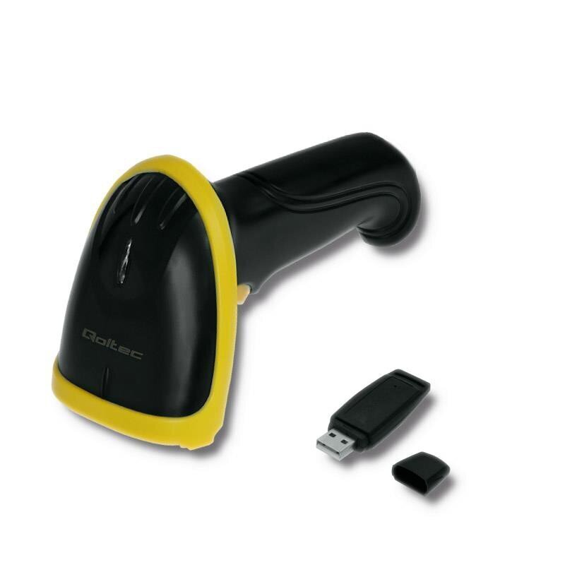 Triipkoodi lugeja Qoltec 50862 Wireless Laser Barcode Scanner 1D | 2.4GHz hind ja info | Nutiseadmed ja lisatarvikud | hansapost.ee