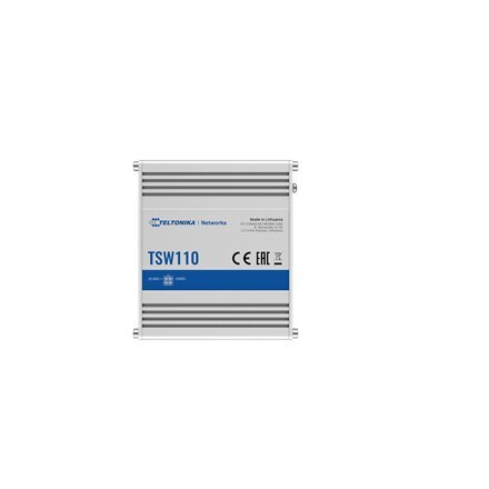 Teltonika Switch TSW110 PoE passive, Unmanaged, 1 Gbps (RJ-45) ports quantity 5 цена и информация | USB adapterid ja jagajad | hansapost.ee