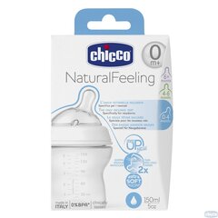 CHICCO NATURAL FEELING Lutipudel, 0m+, 150ml hind ja info | Lutipudelid ja tarvikud | hansapost.ee
