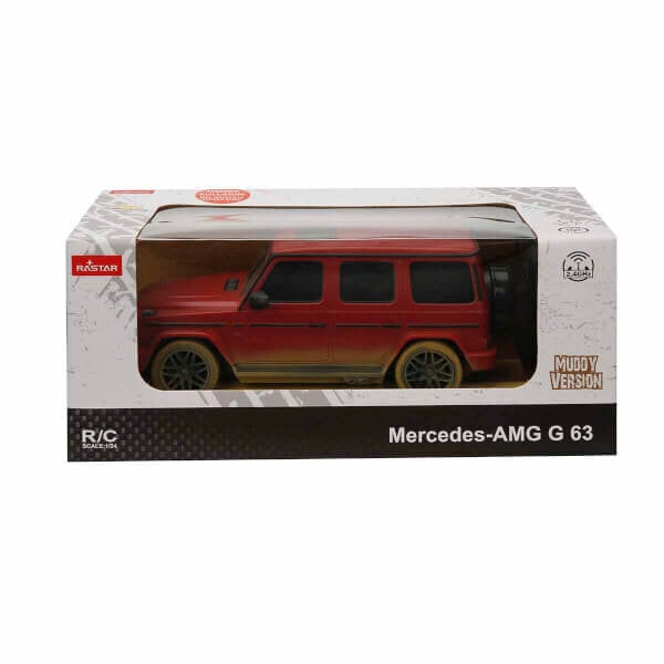 Puldiga juhitav mudelauto Mercedes-Benz G63 AMG 1:24 Rastar, 95800-4 цена и информация | Mänguasjad poistele | hansapost.ee