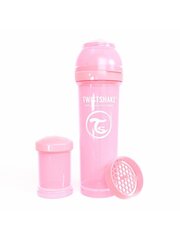Pudel Twistshake Anti Colic 330 ml, pastel pink hind ja info | Lutipudelid ja tarvikud | hansapost.ee
