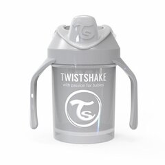 Pudel Twistshake Mini Cup, 230 ml, 4 kuud, hall hind ja info | Lutipudelid ja tarvikud | hansapost.ee