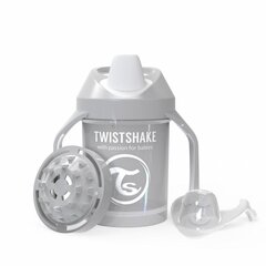 Pudel Twistshake Mini Cup, 230 ml, 4 kuud, hall hind ja info | Lutipudelid ja tarvikud | hansapost.ee
