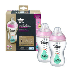 Pudelid 2 x 340 ml, Tommee Tippee 42263079 hind ja info | Lutipudelid ja tarvikud | hansapost.ee