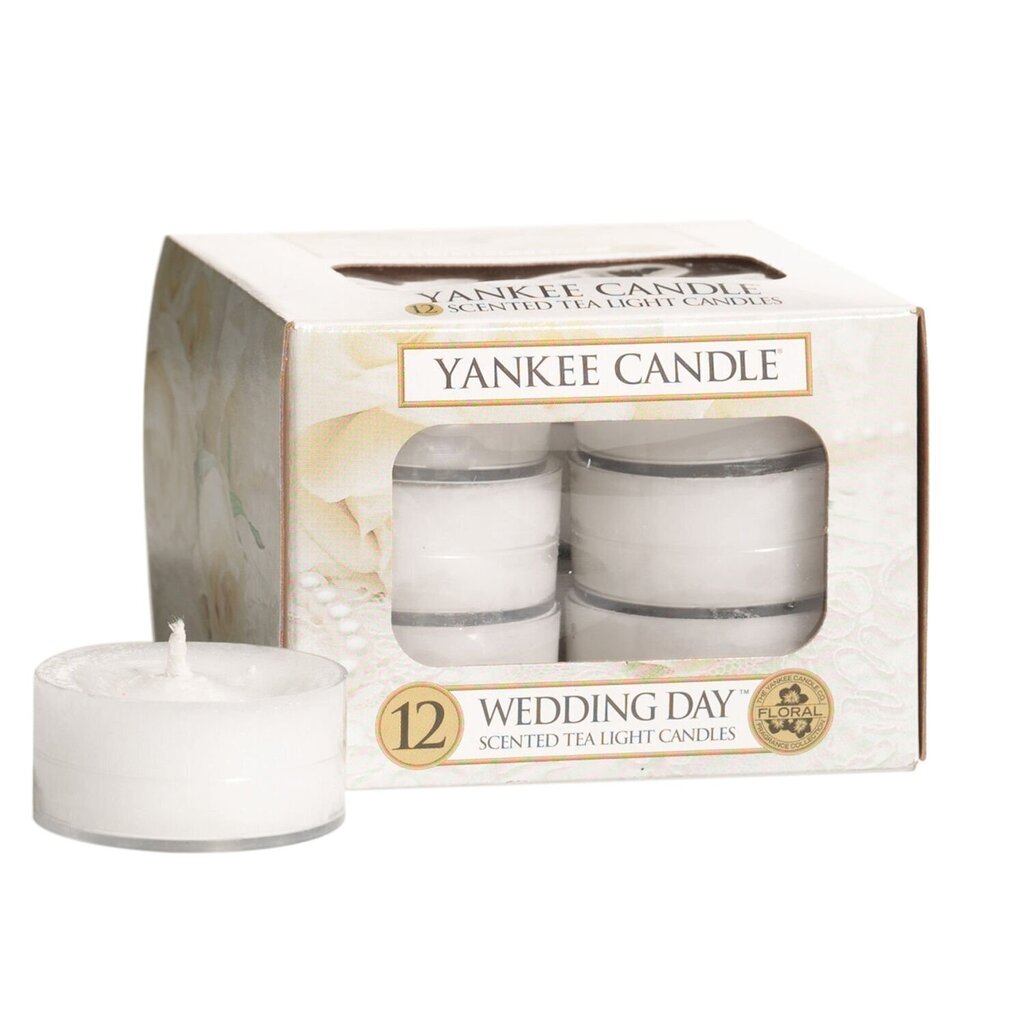 Yankee Candle Wedding Day lõhnaküünal 12 x 9.8 g hind ja info | Küünlad, küünlajalad | hansapost.ee