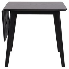 Стол Roxby, черный цвет цена и информация | Кухонные и обеденные столы | hansapost.ee