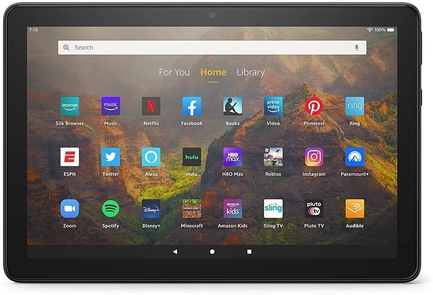 10.1" Amazon Fire HD10 2021 32GB , WiFi , black цена и информация | Tahvelarvutid | hansapost.ee