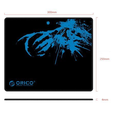 Orico MPA3025-BK Gaming mouse pad, 300 x цена и информация | Arvutihiired | hansapost.ee