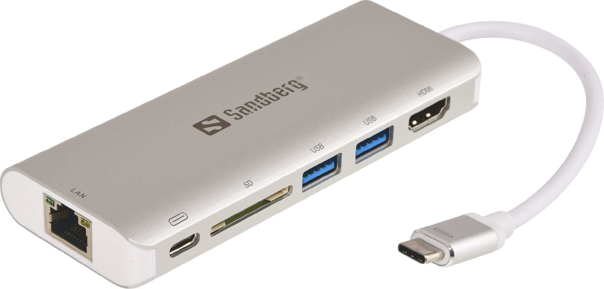 Sandberg 136-18 HUB USB цена и информация | USB adapterid ja jagajad | hansapost.ee