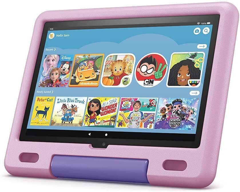 Amazon Fire HD10 Kids (2021), 32 GB, WiFi, Lavender hind ja info | Tahvelarvutid | hansapost.ee