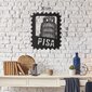 Metallist seinadekoratsioon Pisa Stamp, 30x37 cm цена и информация | Sisustuselemendid | hansapost.ee